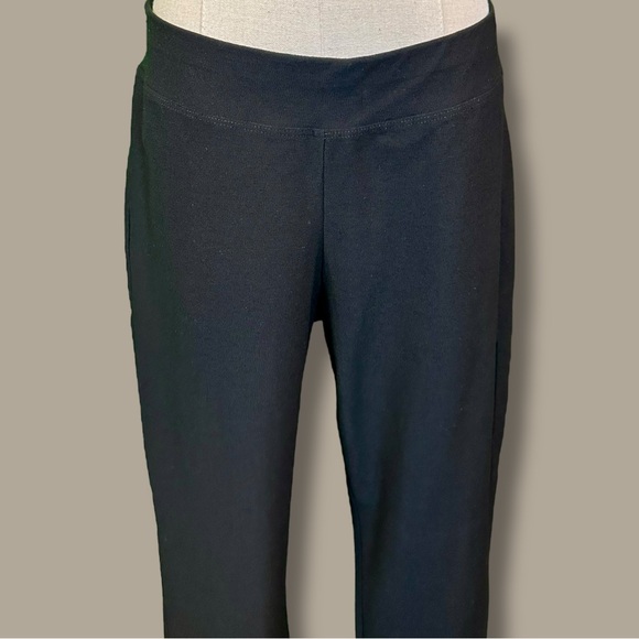 Eileen Fisher ‘Washable Stretch Crepe Straight Pant’ in Black Size Small Petite - Picture 7 of 16